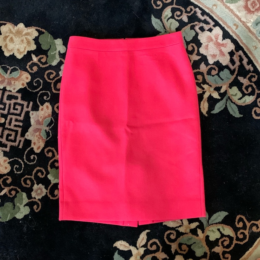 J Crew Pink Pencil Skirt